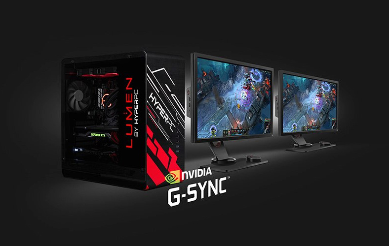 High gaming performance GEFORCE RTX graphics and G-SYNC technology